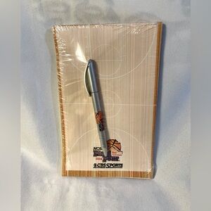 CBS SPORTS March Madness San Antonio 2004 Writing Pad and Pen in Original Pack